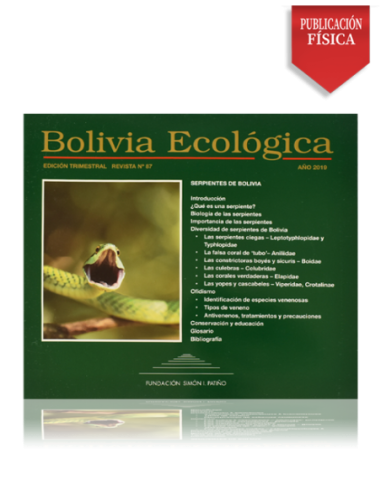 Bolivia Ecológica N° 87 Serpientes de Bolivia